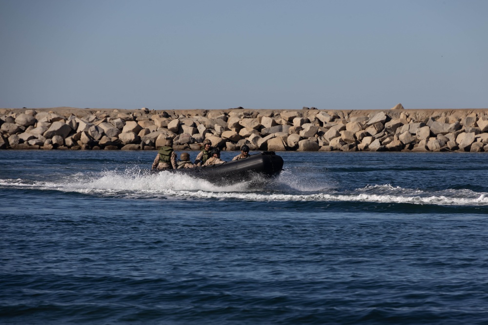1st Bn., 1st Marines prepare for boat raid