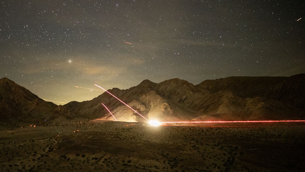 2nd Bn., 4th Marines conduct night live-fire range during SLTE