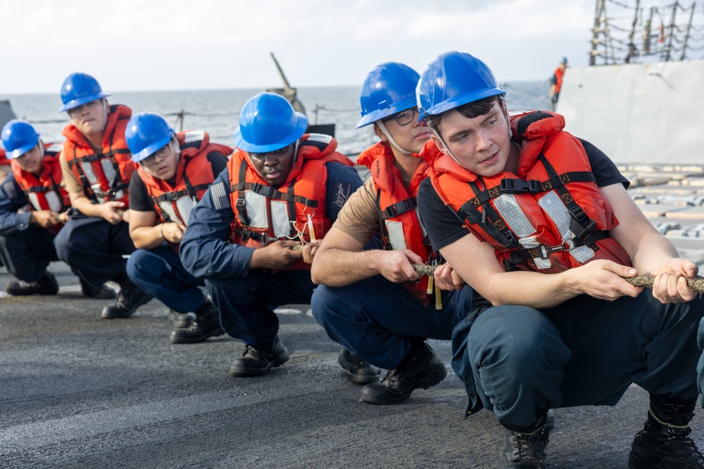 USS Stockdale conducts routine operations