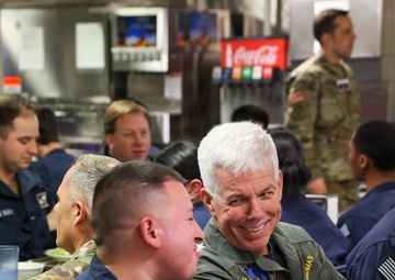 SECWAR visits PCU John F. Kennedy (CVN 79)