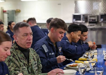 Commander, NAVSEA visits PCU John F. Kennedy (CVN 79)