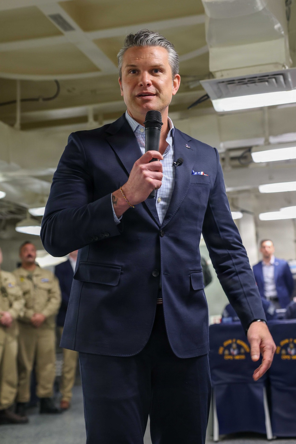 SECWAR visits PCU John F. Kennedy (CVN 79)