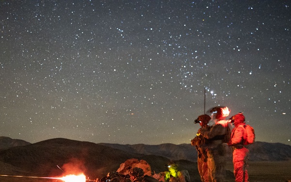 2nd Bn., 4th Marines conduct night live-fire range during SLTE