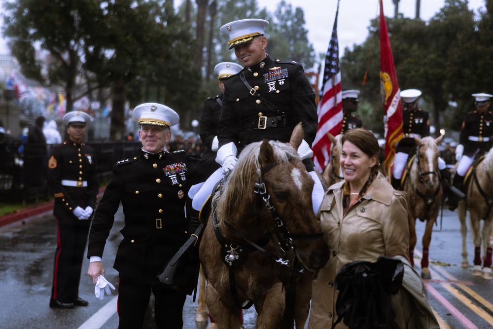 West Coast Composite Band performs at the 2025 Rose Parade