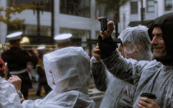 West Coast Composite Band performs at the 2025 Rose Parade