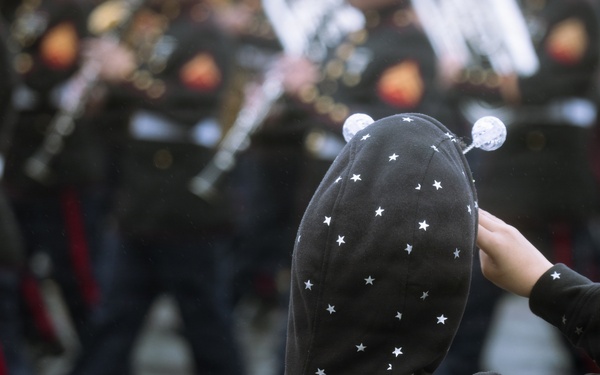 West Coast Composite Band performs at the 2025 Rose Parade