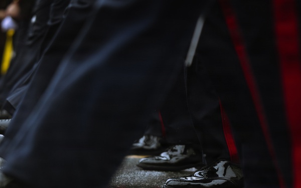 West Coast Composite Band performs at the 2025 Rose Parade