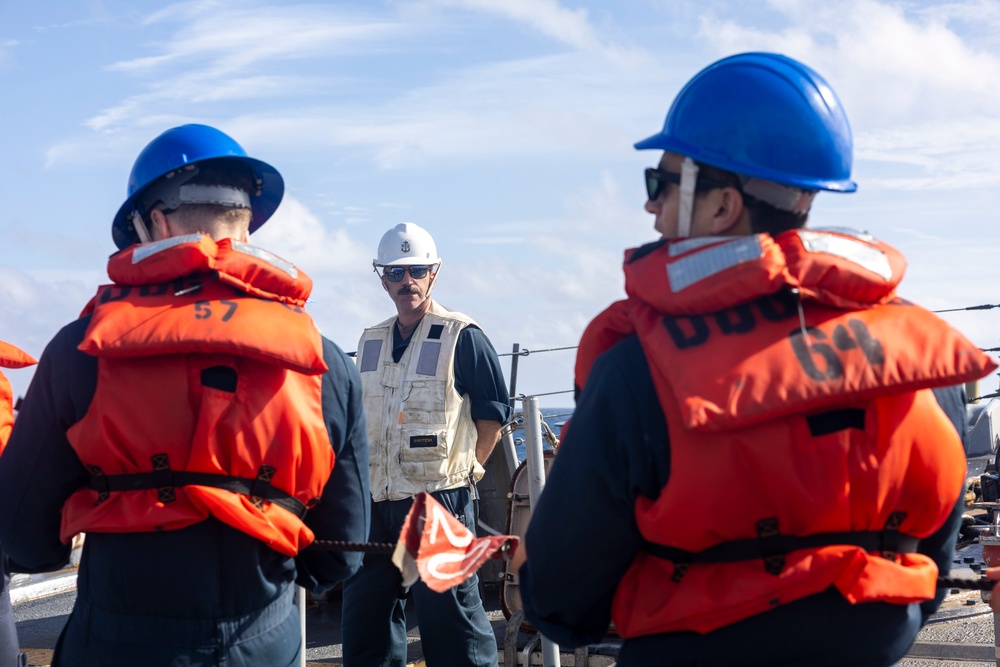 USS Stockdale conducts routine operations