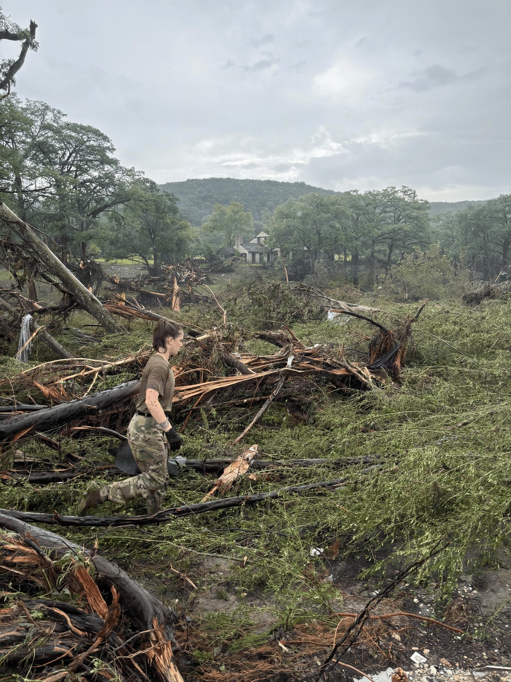 Boots on the Ground: EOD Airmen Work Shoulder to Shoulder After Texas Floods
