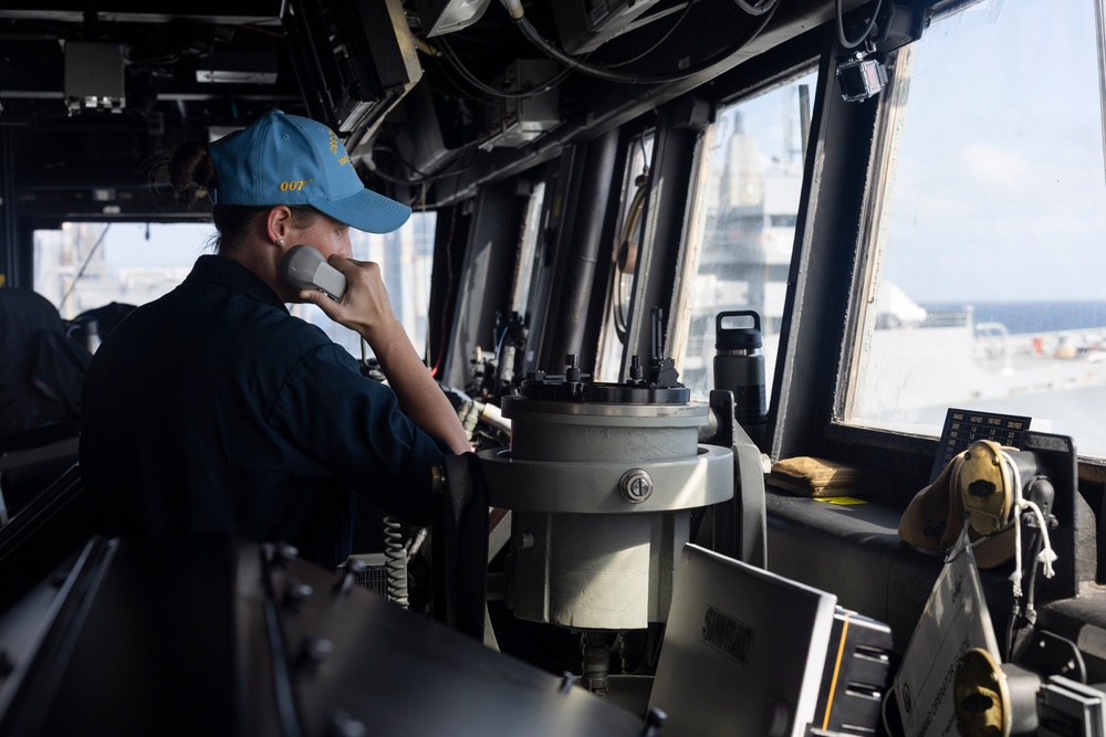 USS Stockdale conducts routine operations