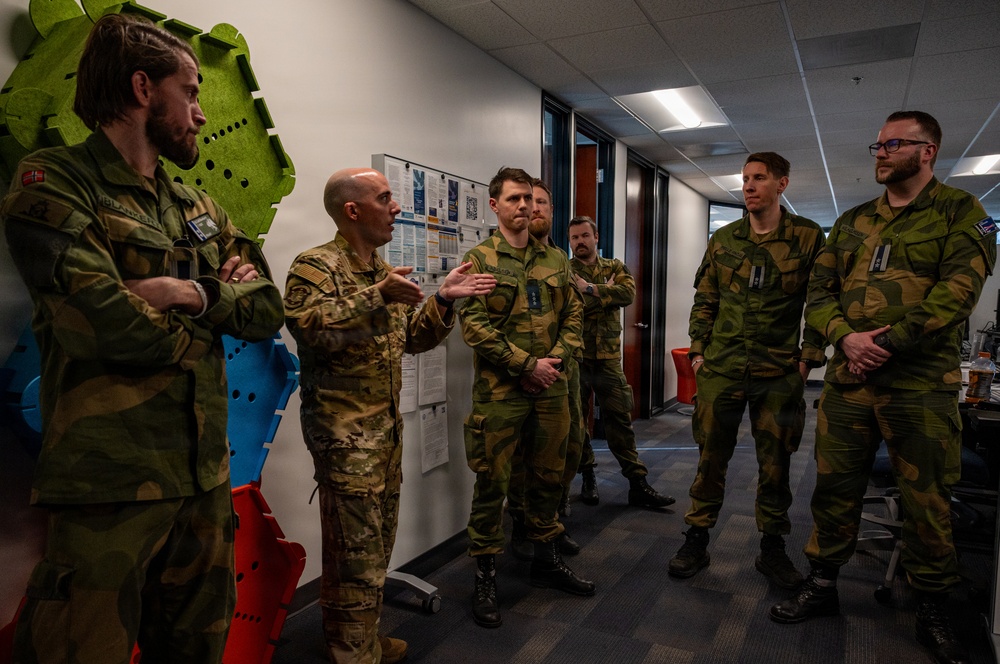 Strategic insight: Royal Norwegian Air Force visits ShOC-N, H2O