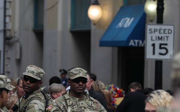 La. Guard supports law enforcement during New Year’s and Sugar Bowl