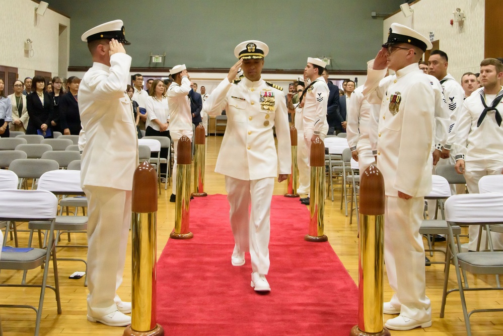 NCTS Far East Hosts Change of Command