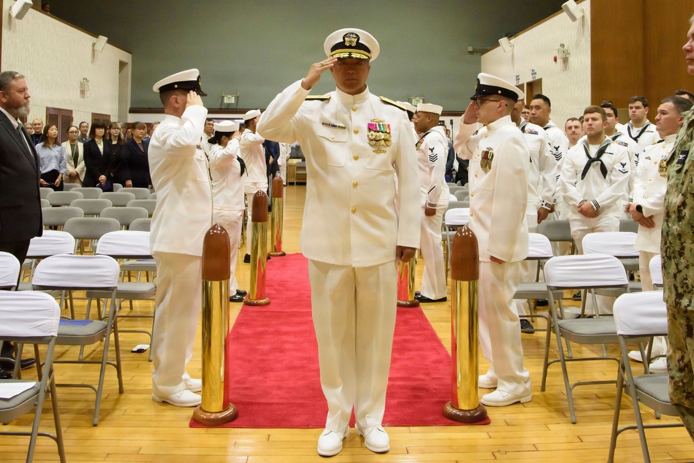 NCTS Far East Hosts Change of Command