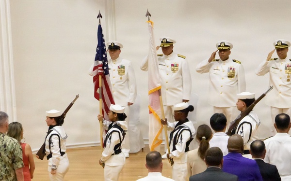 NCTS Far East Hosts Change of Command