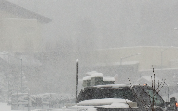 Snow removal on JBER