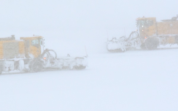 Snow removal on JBER
