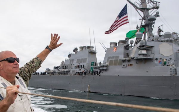 USS Fitzgerald Returns to Homeport Following Seven-Month Deployment