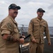 Frank E. Petersen Jr. conducts reenlistment ceremony
