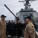 Frank E. Petersen Jr. conducts reenlistment ceremony