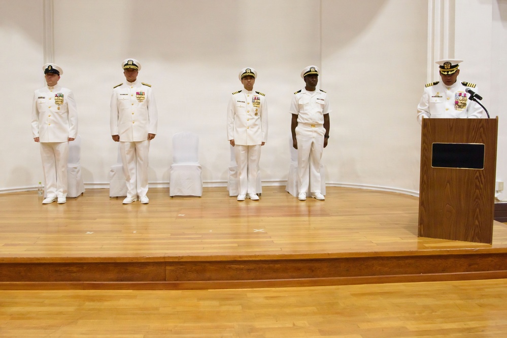 NCTS Far East Hosts Change of Command