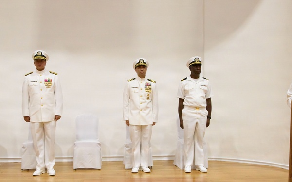 NCTS Far East Hosts Change of Command