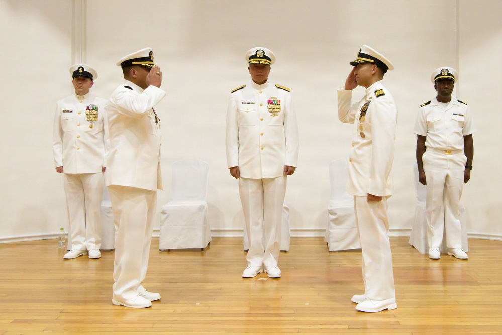 NCTS Far East Hosts Change of Command