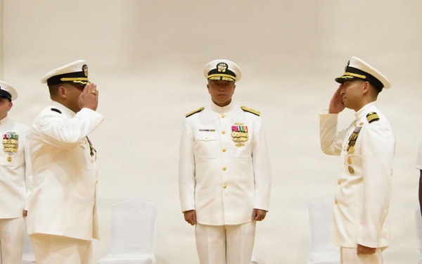NCTS Far East Hosts Change of Command