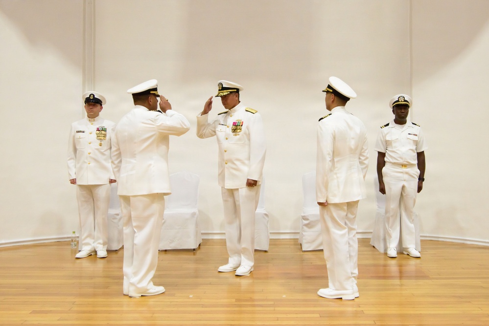 NCTS Far East Hosts Change of Command