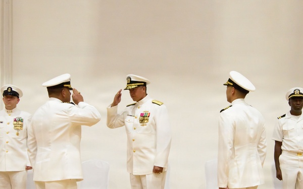 NCTS Far East Hosts Change of Command
