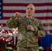 Commanding General (Interim) of the D.C. National Guard delivers remarks during a holiday luncheon