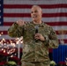 Commanding General (Interim) of the D.C. National Guard delivers remarks during a holiday luncheon