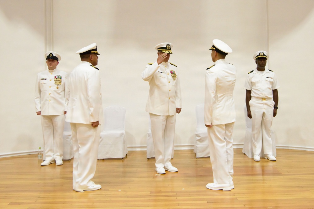 NCTS Far East Hosts Change of Command