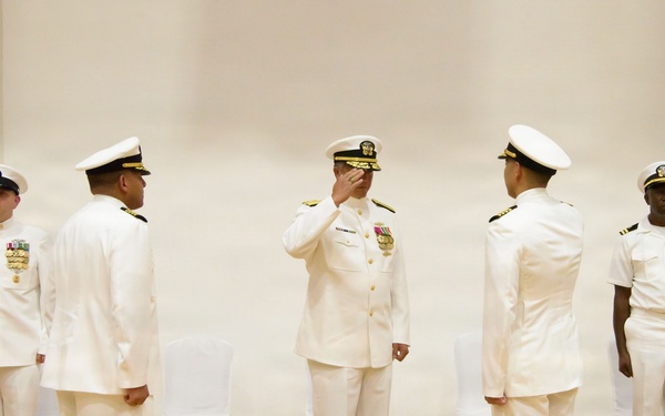 NCTS Far East Hosts Change of Command