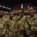 Mississippi Army National Guard Soldiers take a picture together during a holiday luncheon