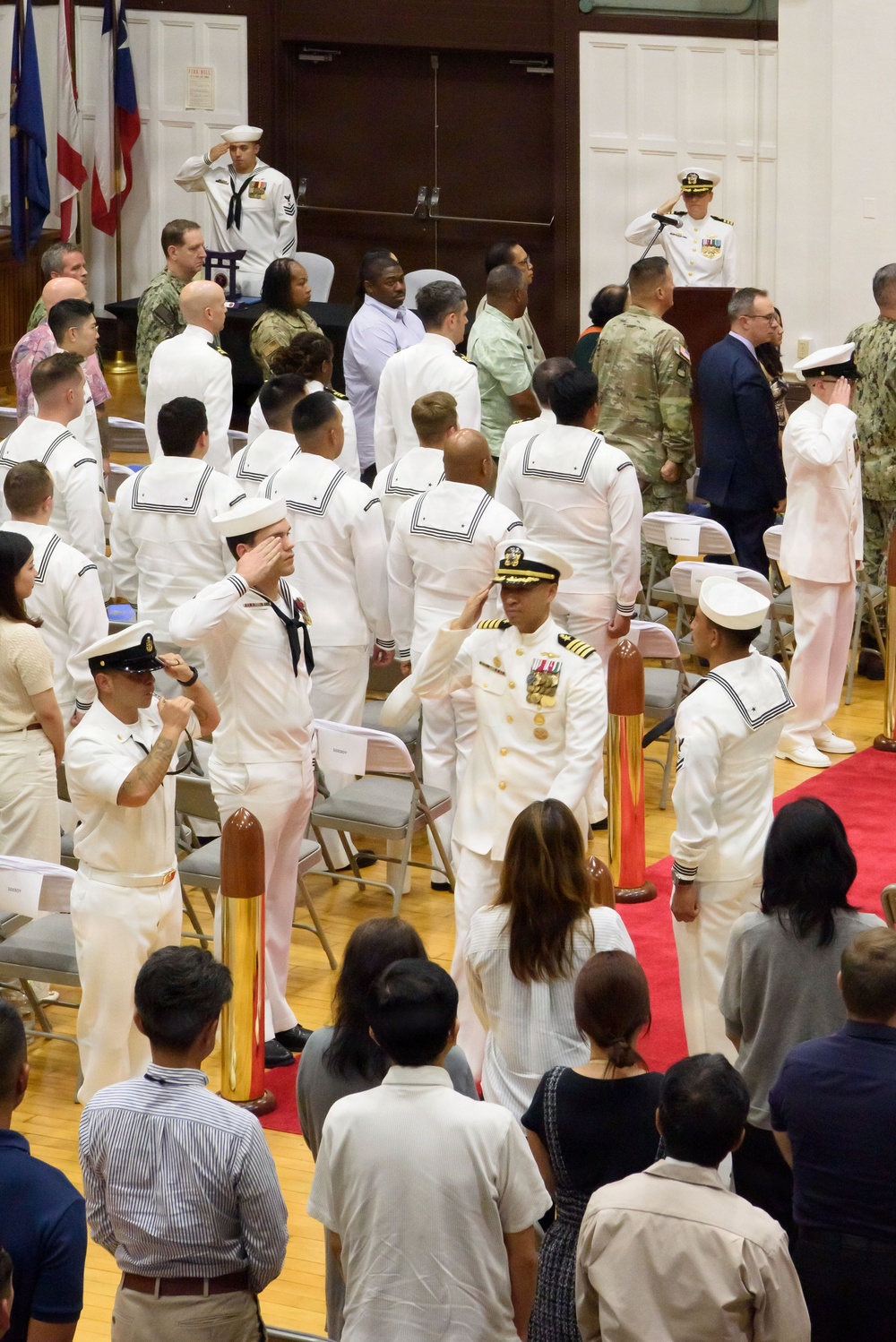 NCTS Far East Hosts Change of Command