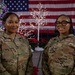 District of Columbia Air National Guard Airmen take a photo together during a holiday luncheon