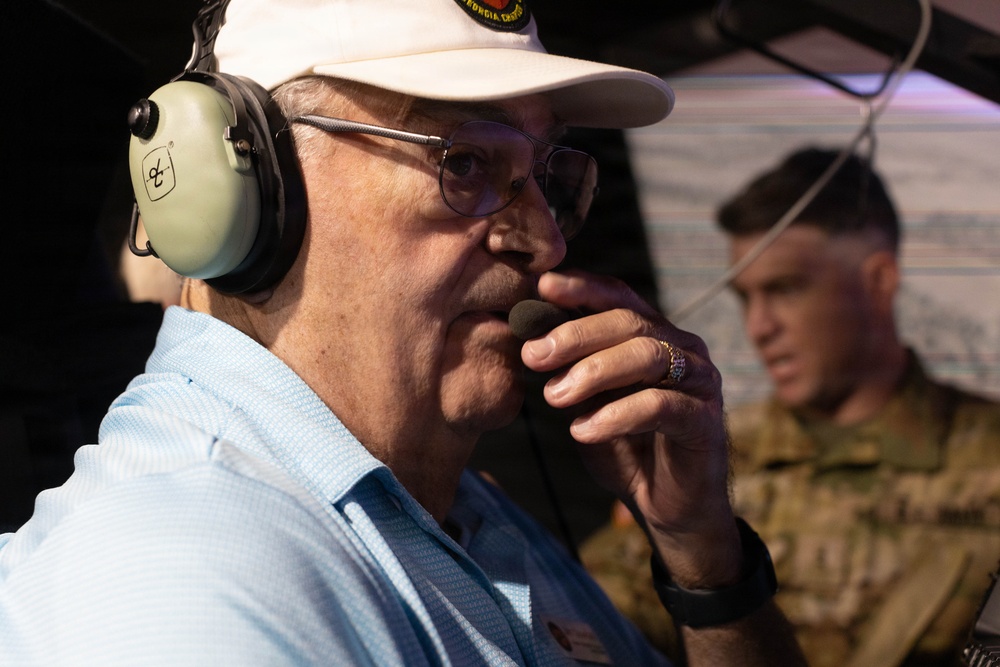 Vietnam Helicopter Pilots Association tour Hunter Army Airfield