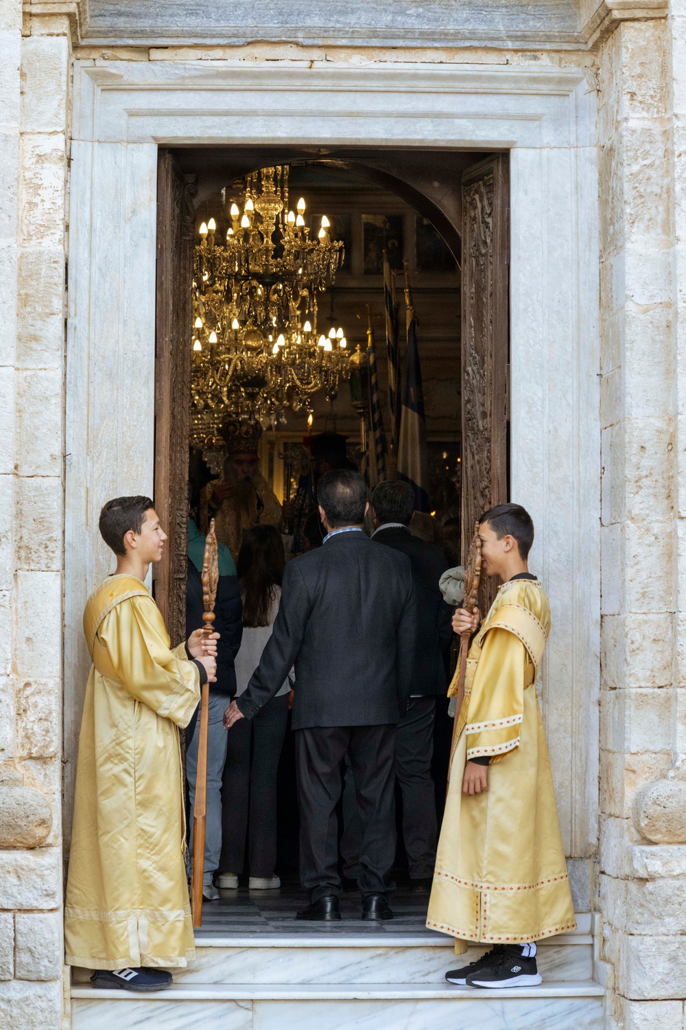 NSA Souda Bay Joins Host Nation in Celebrating Epiphany Day