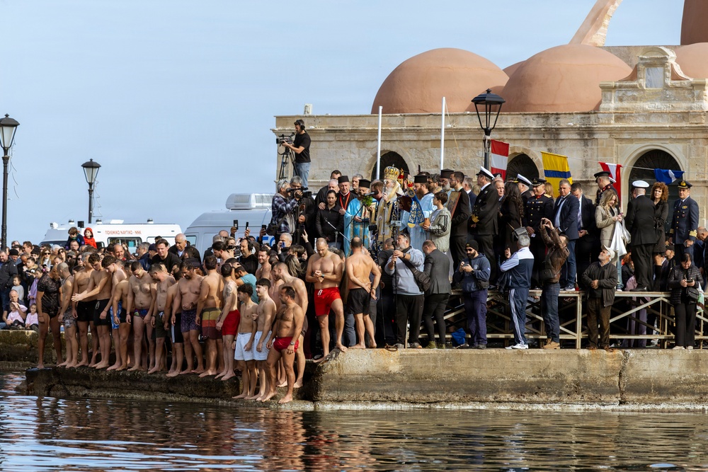 NSA Souda Bay Joins Host Nation in Celebrating Epiphany Day