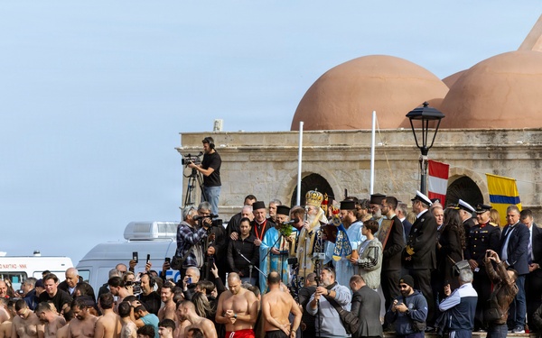 NSA Souda Bay Joins Host Nation in Celebrating Epiphany Day