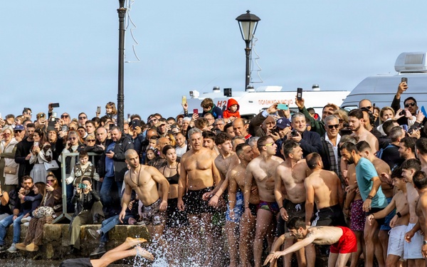 NSA Souda Bay Joins Host Nation in Celebrating Epiphany Day