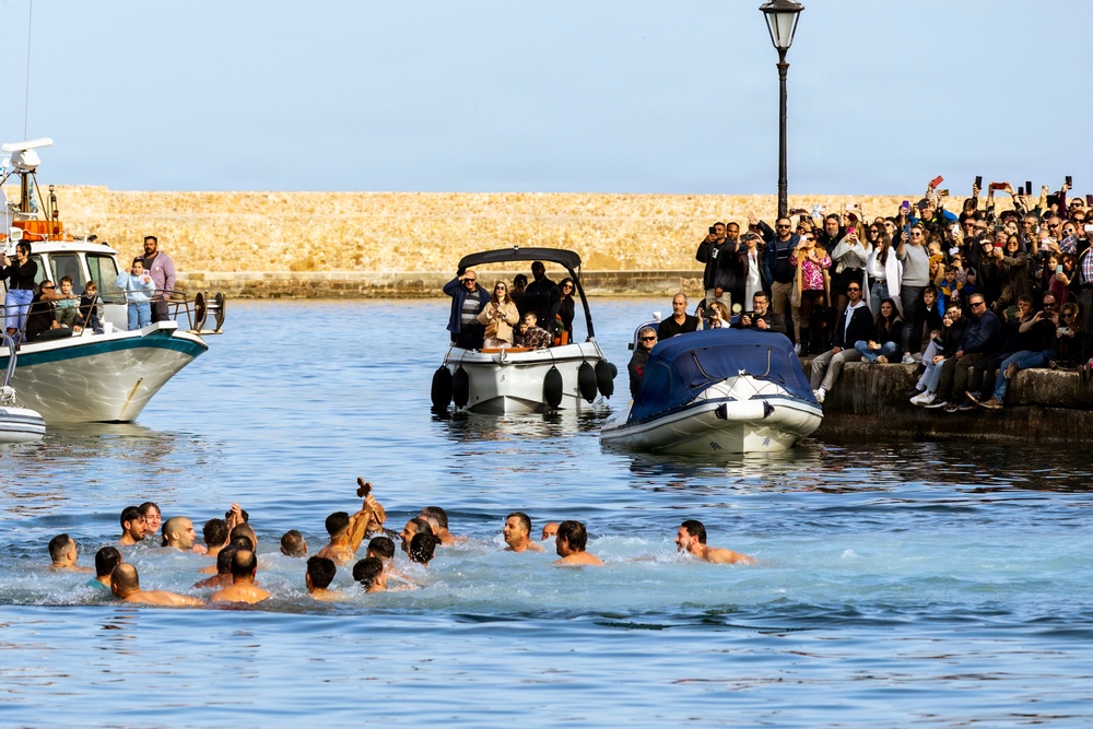 NSA Souda Bay Joins Host Nation in Celebrating Epiphany Day