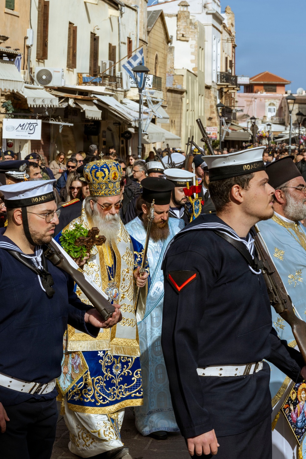 NSA Souda Bay Joins Host Nation in Celebrating Epiphany Day