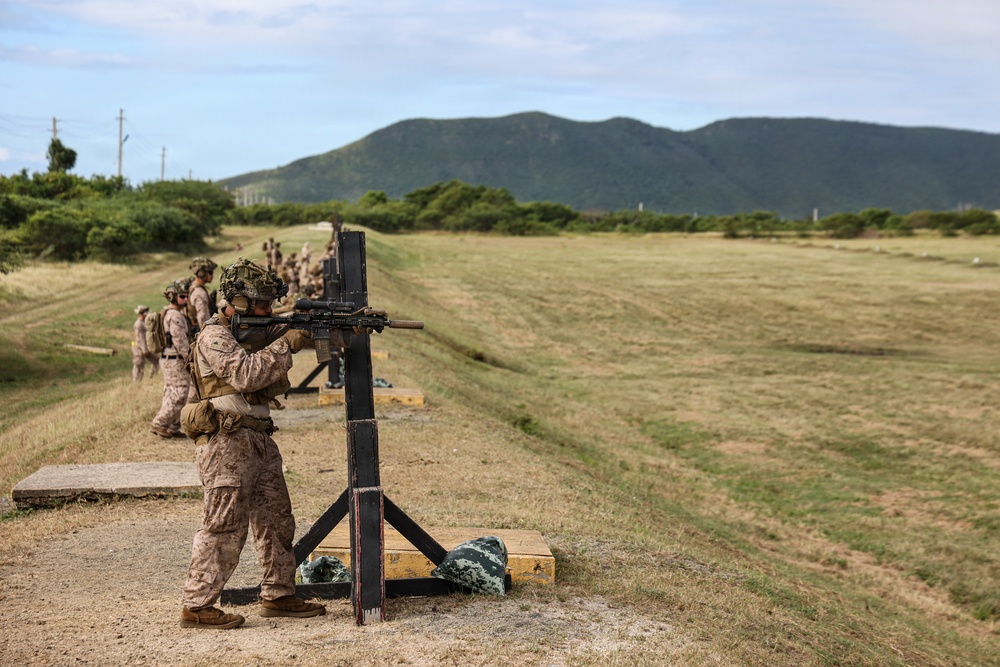 22nd MEU(SOC) | Long Bay Range in Camp Santiago During Deployment