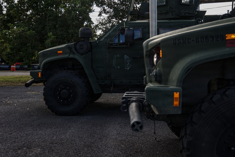 22nd MEU(SOC) | CLB 26 Convoy Route Recon in Camp Santiago During Deployment