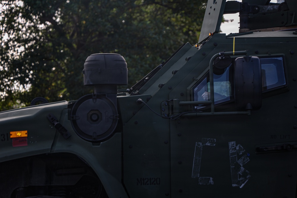 22nd MEU(SOC) | CLB 26 Convoy Route Recon in Camp Santiago During Deployment