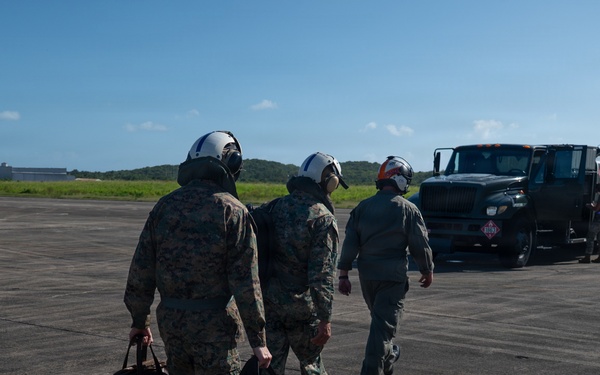 The commanding general of II Marine Expeditionary Force visits Puerto Rico