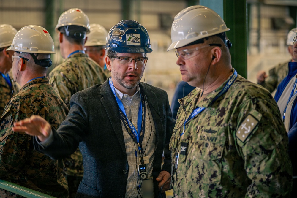 U.S. Marines and Sailors Visit Textron System Facilities