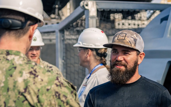 U.S. Marines and Sailors Visit Textron System Facilities